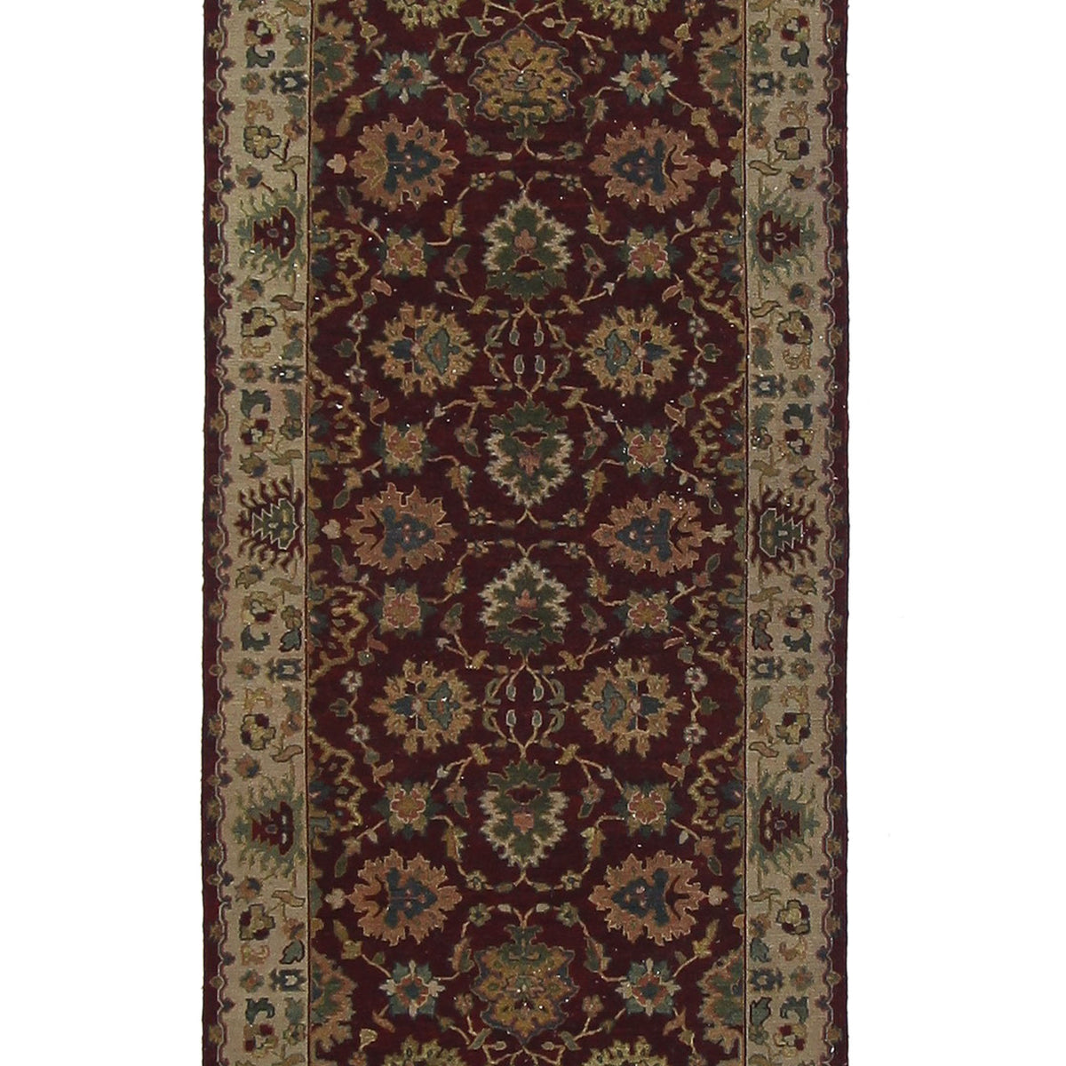 Pacific Summak  Burgundy Beige Traditional