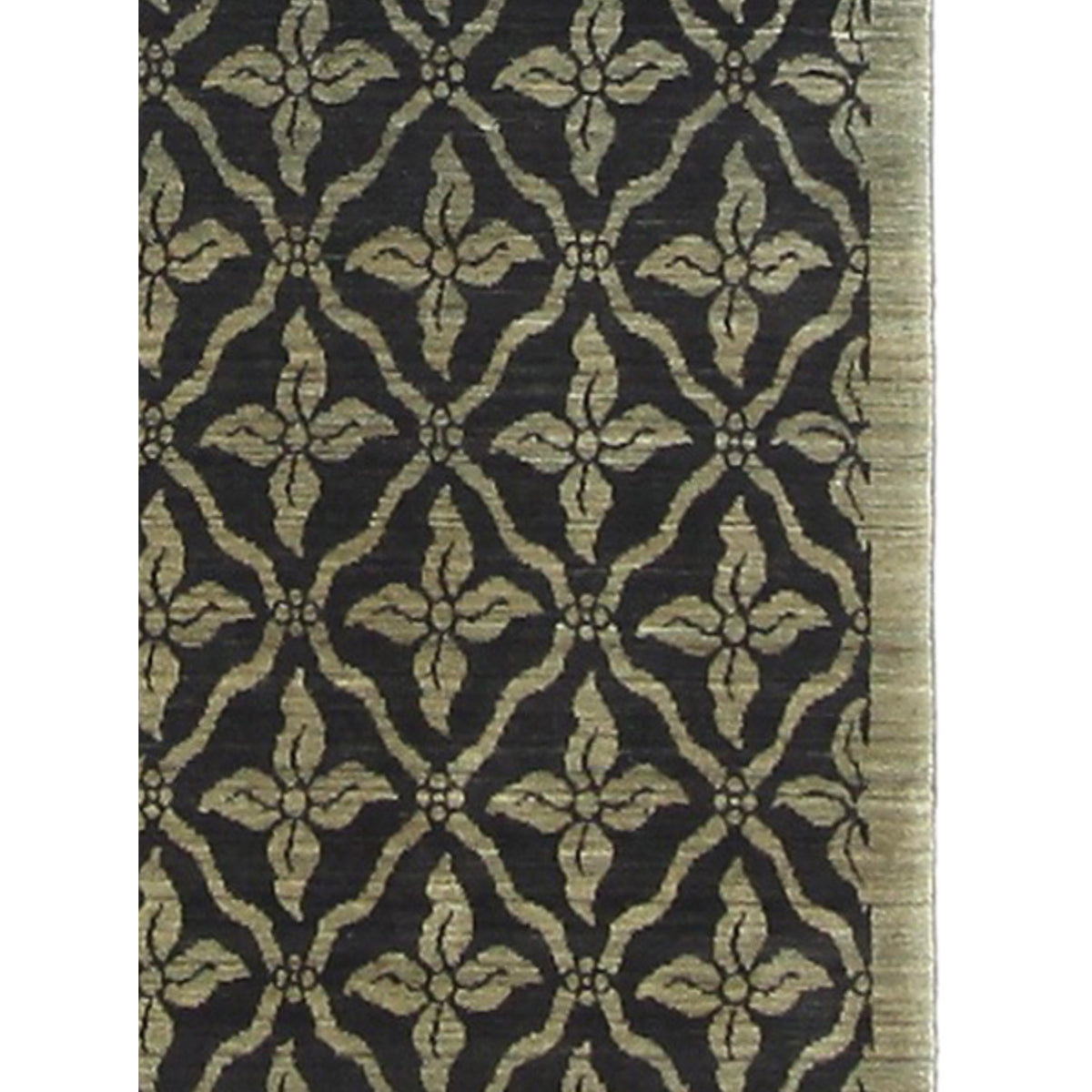 Aura Xminister 37928 Black Moose Transitional Power Loom Rug
