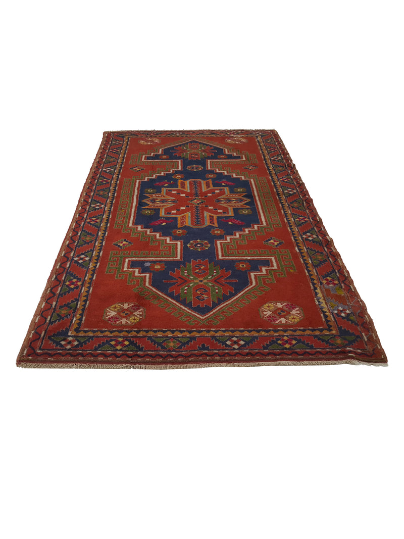 Fasa Northwest 37951 Red Grey Traditional Semi Antique Rug