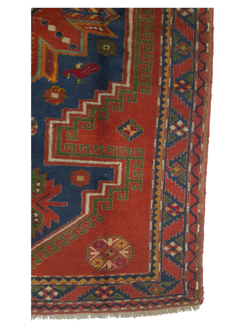 Fasa Northwest 37951 Red Grey Traditional Semi Antique Rug