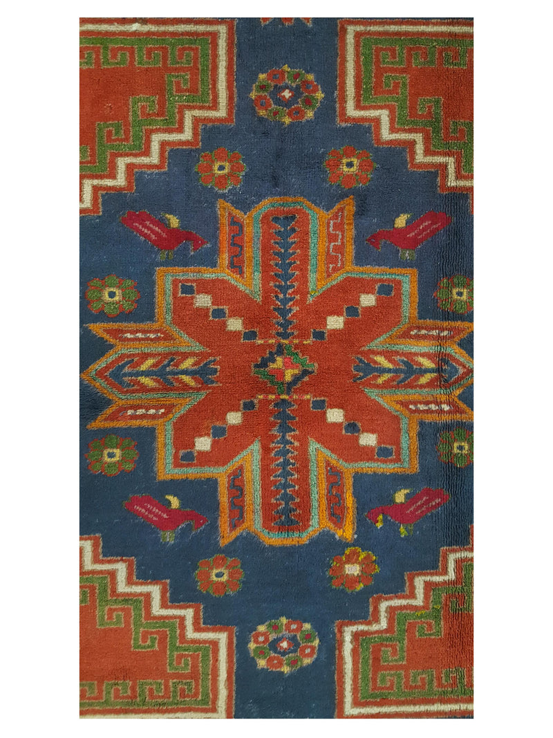 Fasa Northwest 37951 Red Grey Traditional Semi Antique Rug