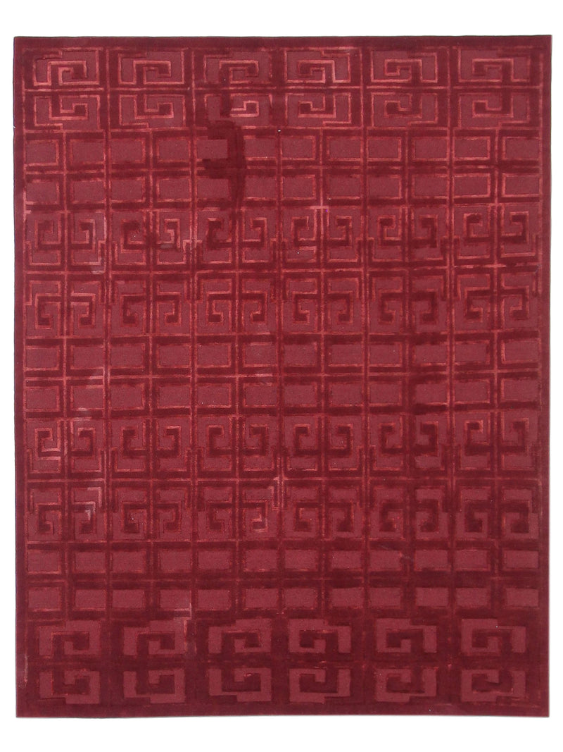 Pacific Wool and 40% Silk  Burgundy Burgundy Modern