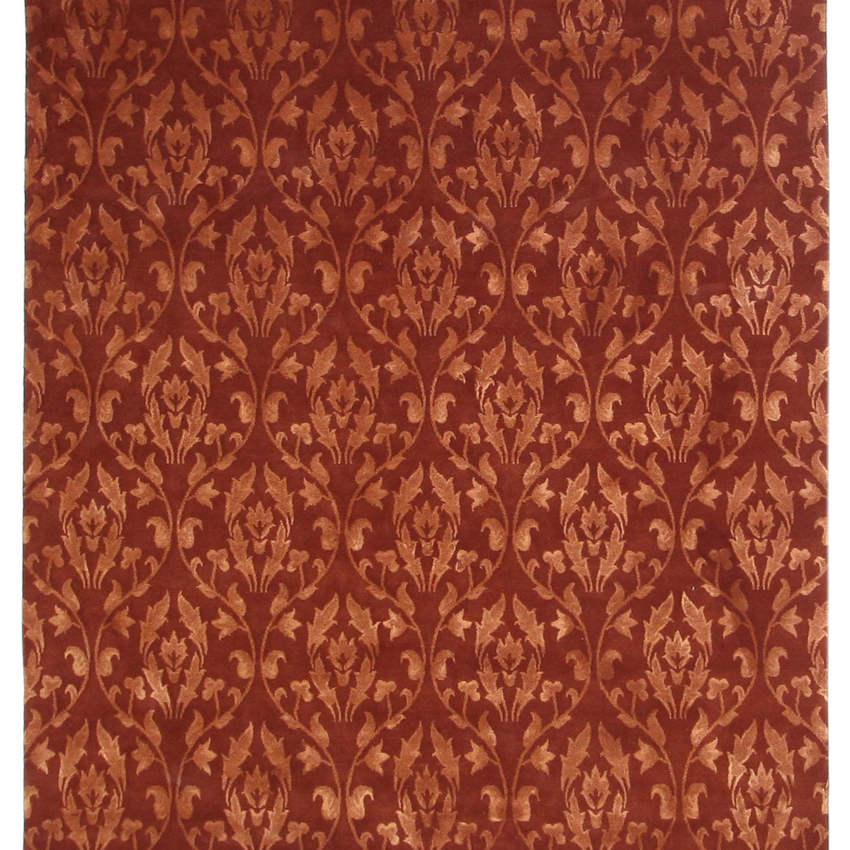 Pacific Wool and 40% Silk  Rust Rust Modern