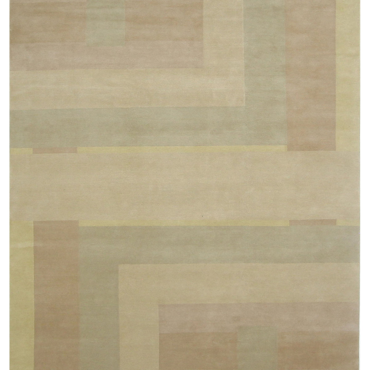 Pacific Tibet  Yellow Brown Modern
