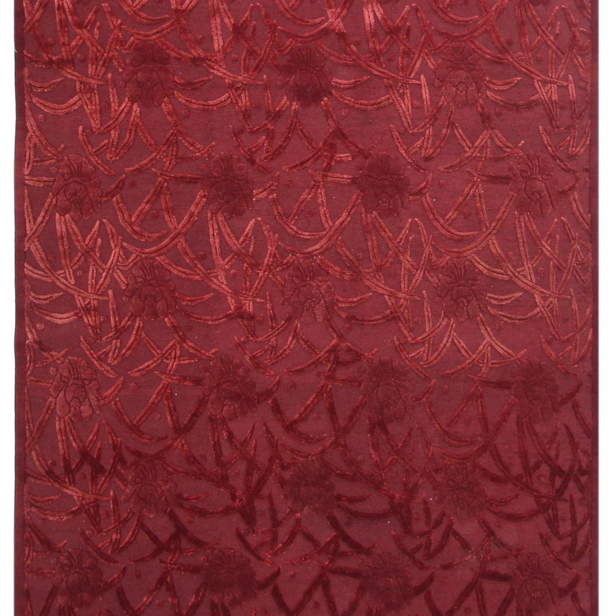 Pacific Wool and 40% Silk  Red Red Modern