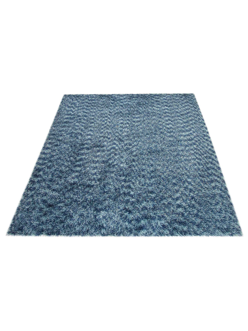 Aura Shag 38061 Blue Shag Hand Woven Rug