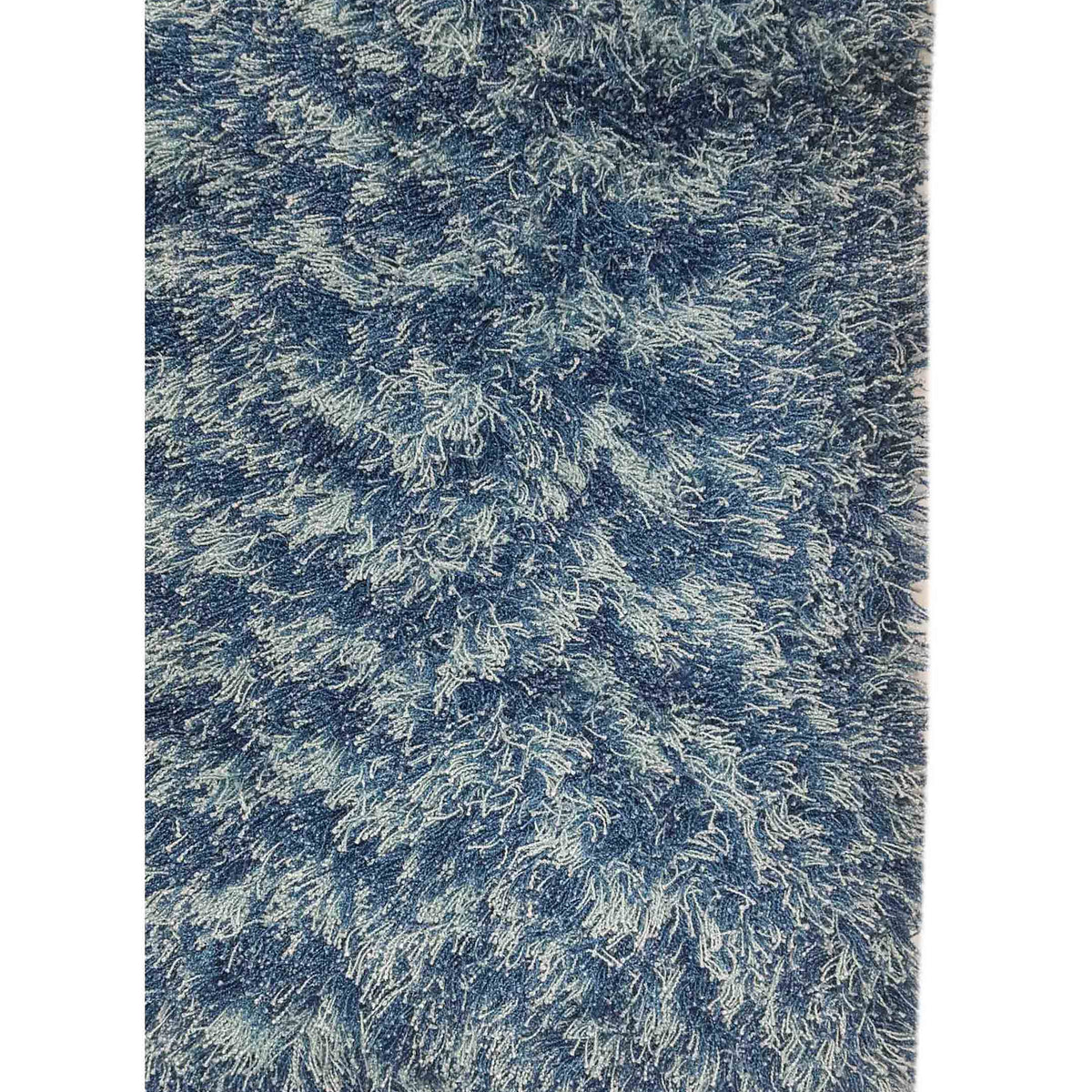Aura Shag 38061 Blue Shag Hand Woven Rug