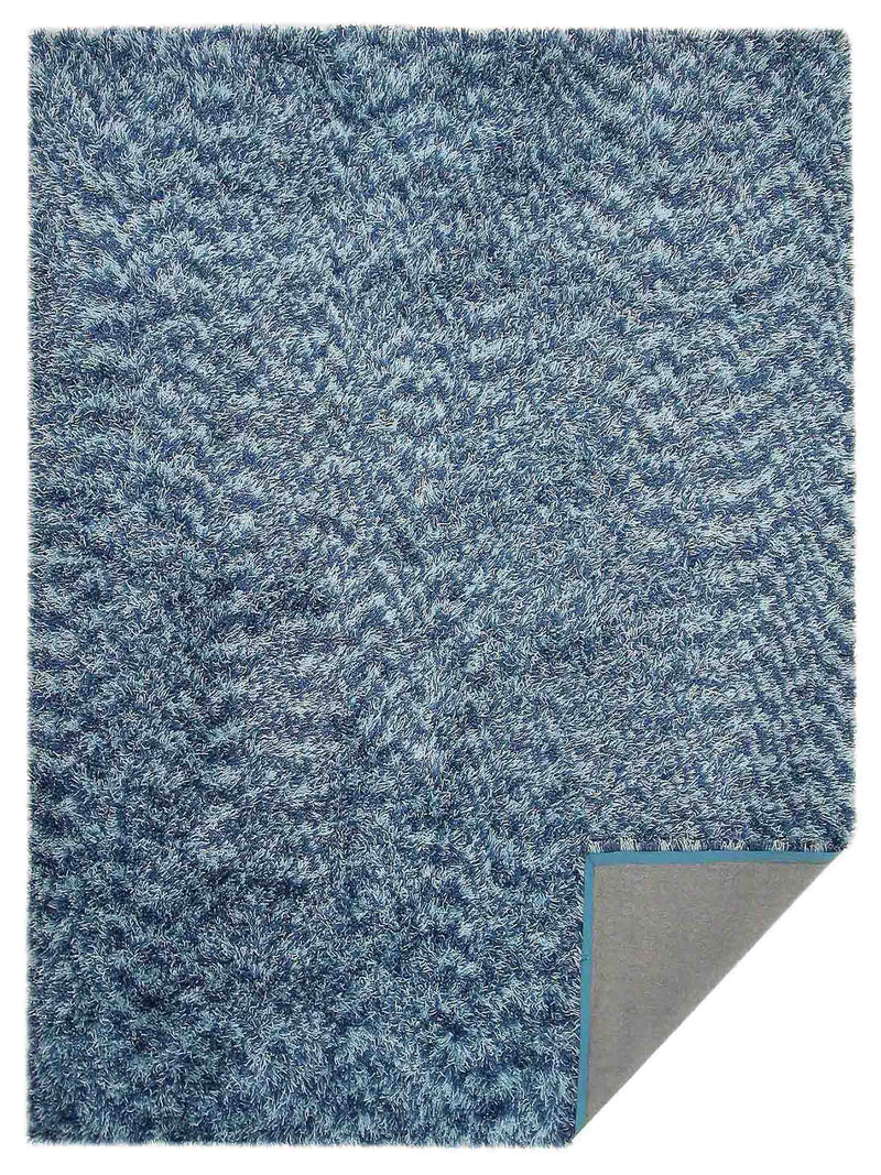 Aura Shag 38061 Blue Shag Hand Woven Rug
