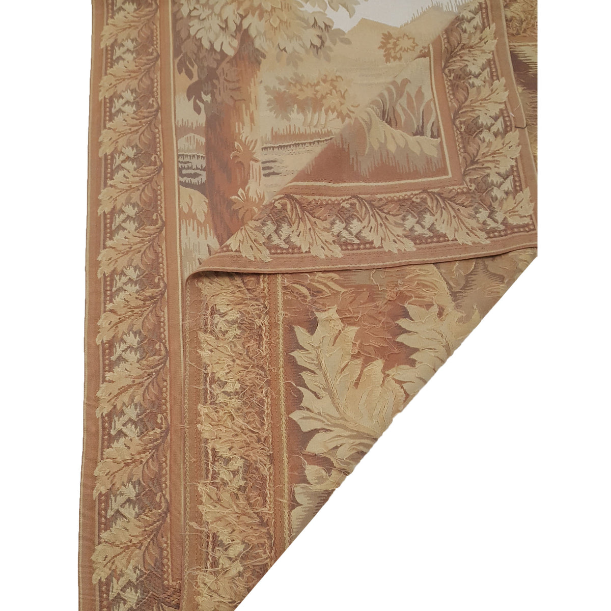 Pacific Tapestry 38064 Ivory Cream Tapestry Hand Knotted Rug