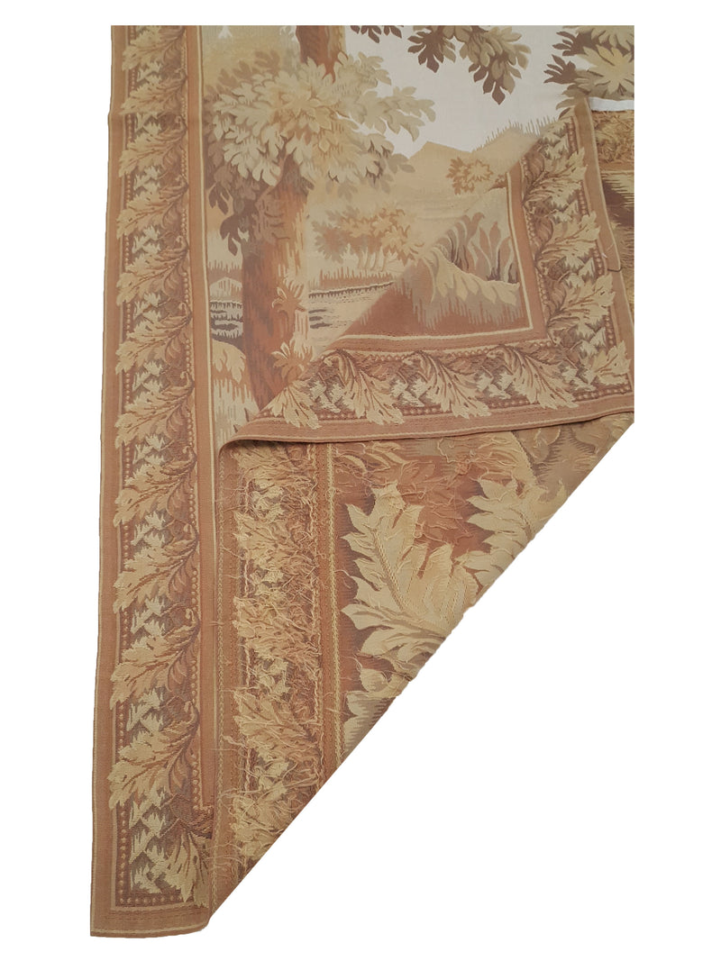 Pacific Tapestry 38064 Ivory Cream Tapestry Hand Knotted Rug