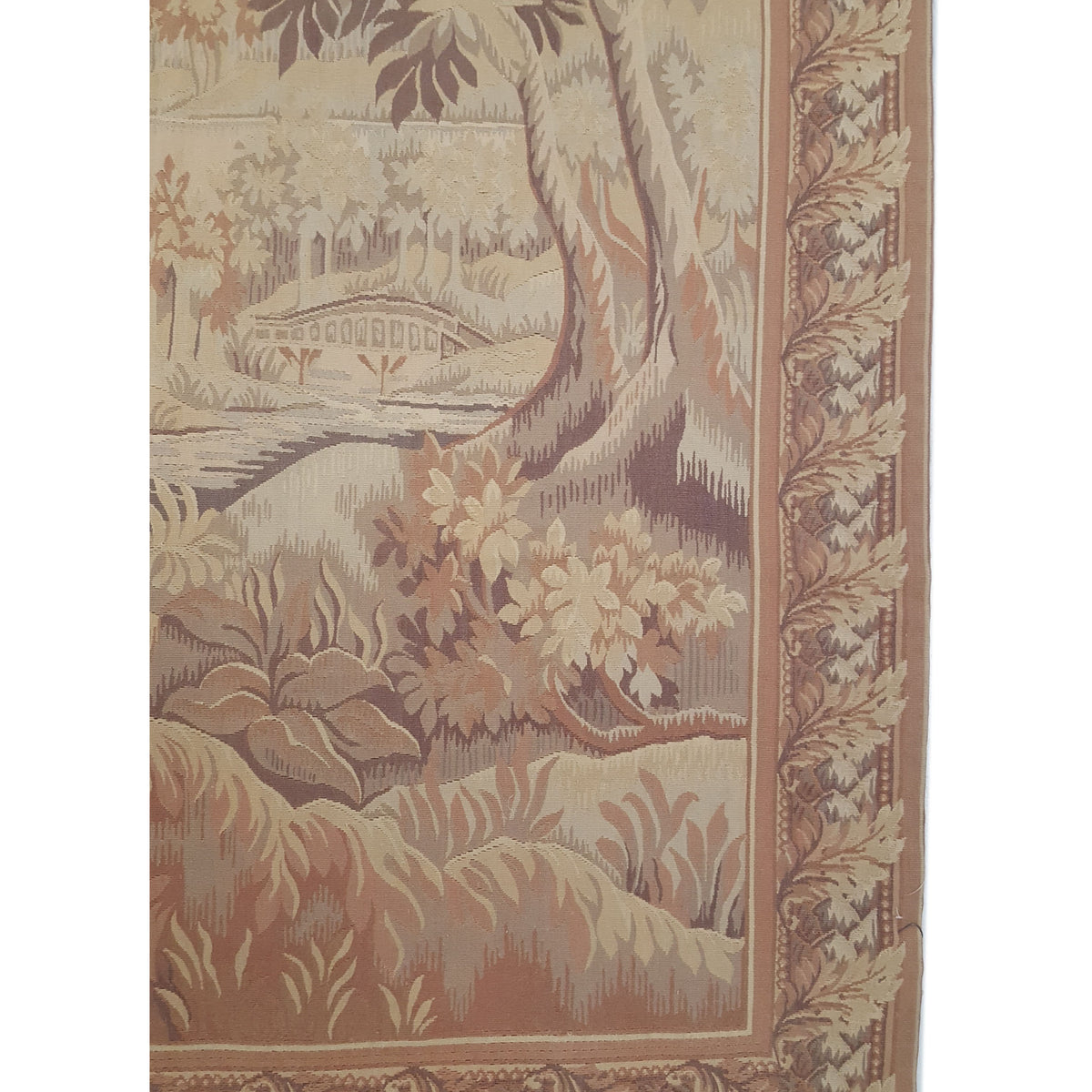 Pacific Tapestry 38064 Ivory Cream Tapestry Hand Knotted Rug