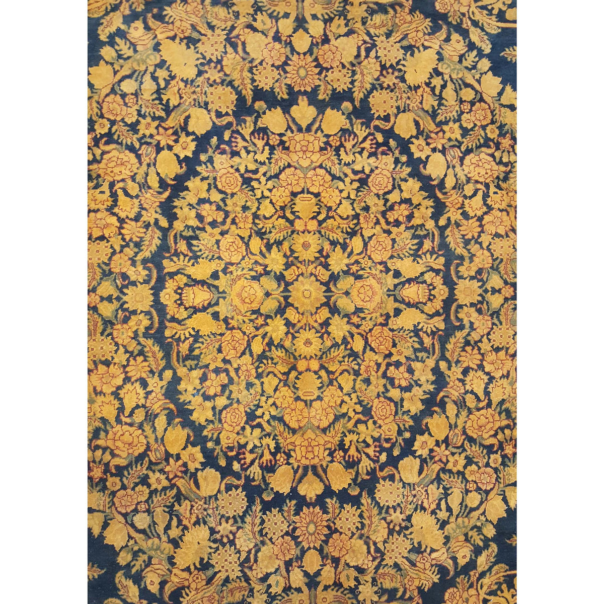 Pacific Classic 38066 Black Orange Traditional Hand Knotted Rug