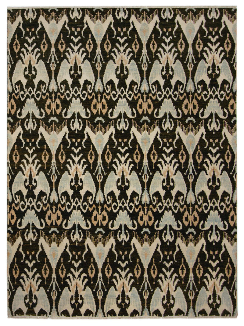 Pacific Ikat  Dk.Blue Gold Transitional