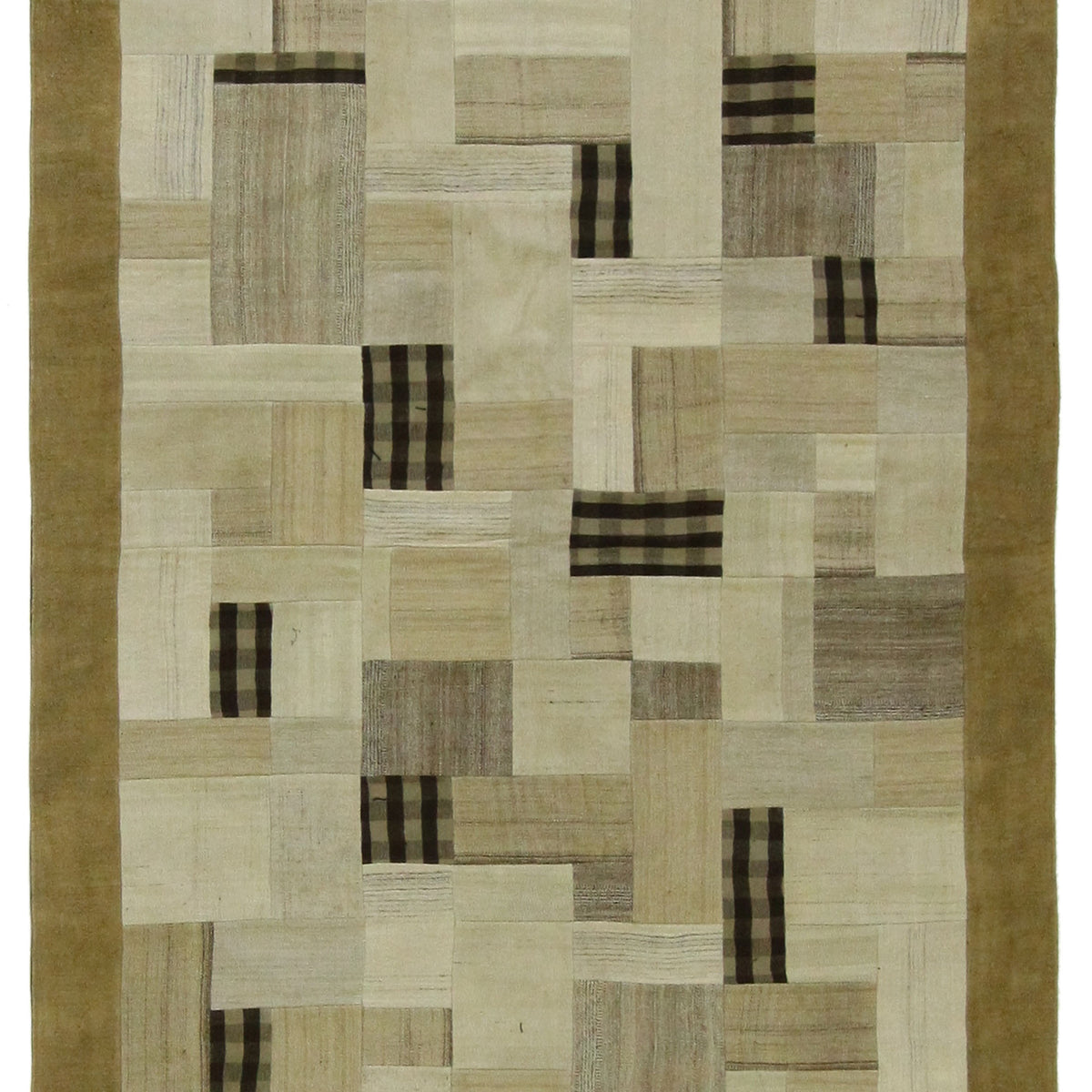 Pacific Patchwork  Brown Camel Patchwork