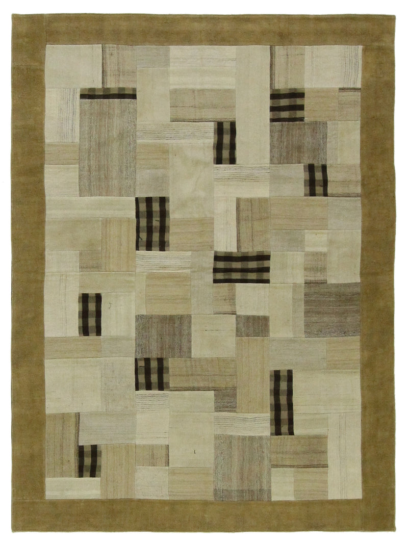 Pacific Patchwork  Brown Camel Patchwork