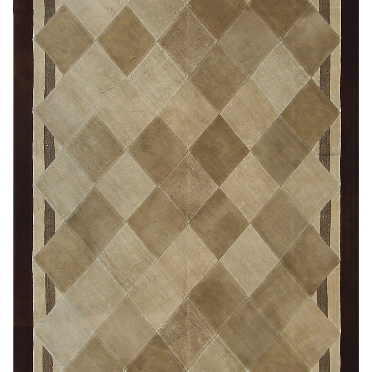 Pacific Patchwork  Cream Burgundy Patchwork