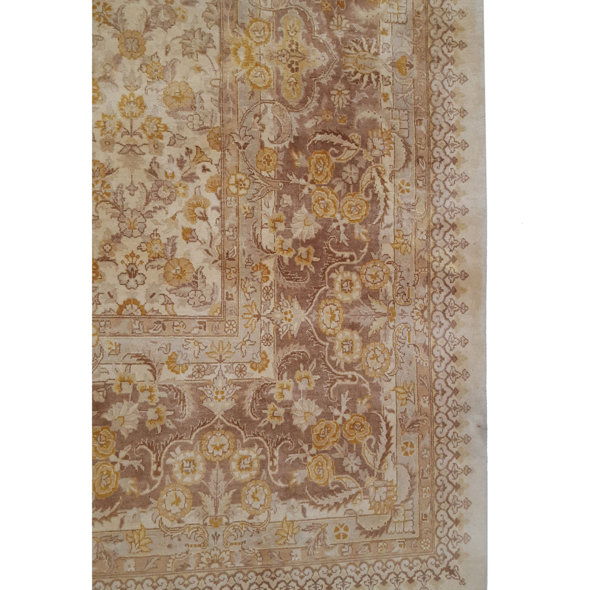 Pacific Classic 38145 Gold Gold Traditional Hand Knotted Rug