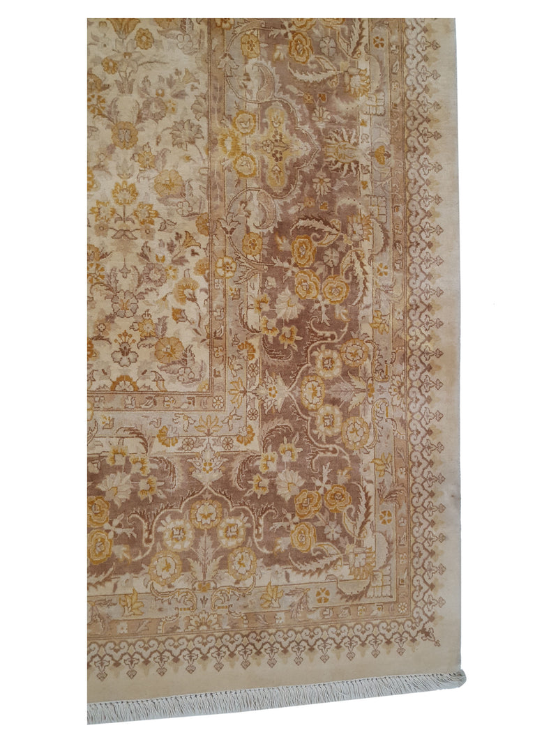 Pacific Classic 38145 Gold Gold Traditional Hand Knotted Rug