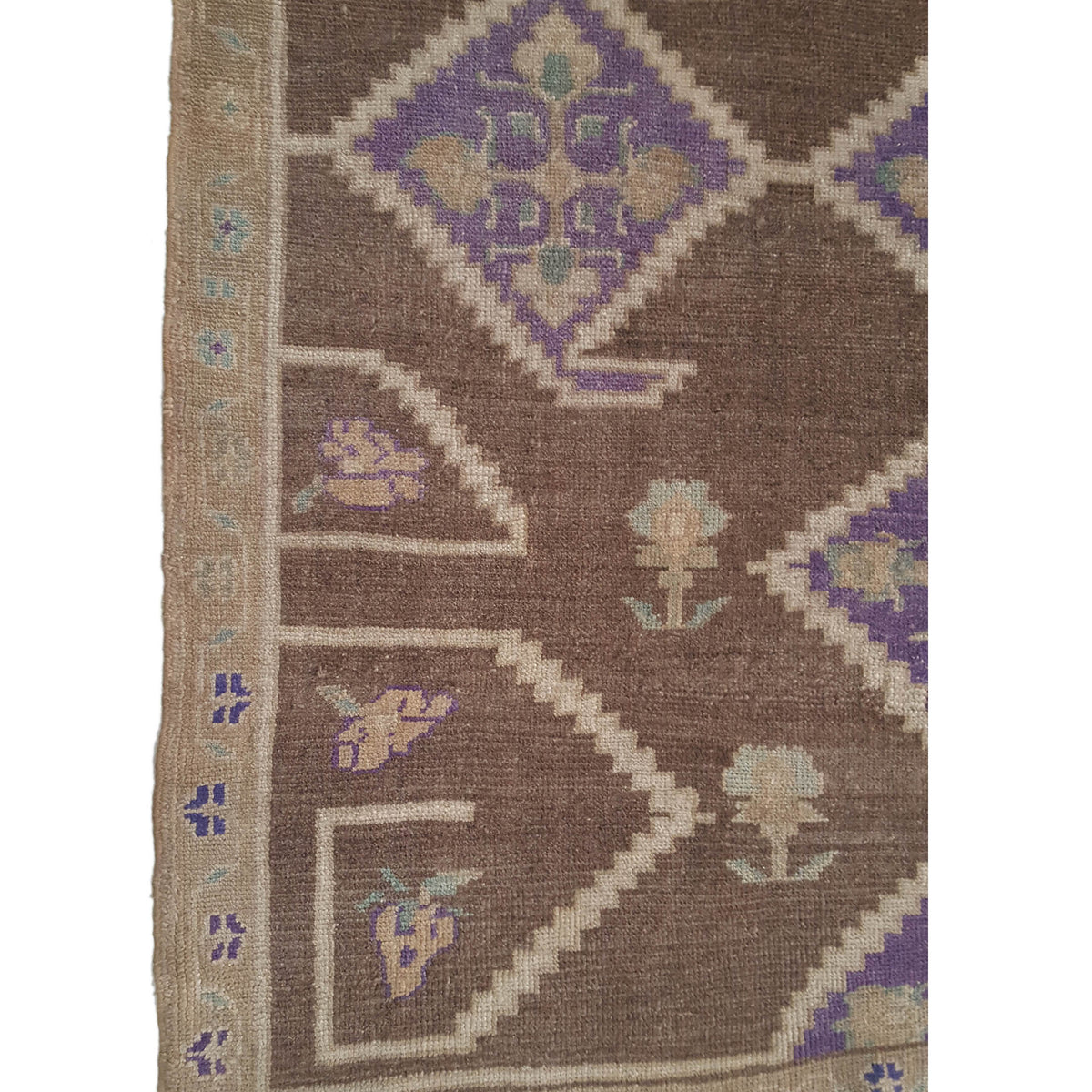 Pacific Anatolian 38164 Brown Sage Traditional Hand Knotted Rug