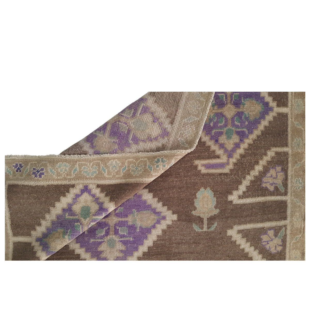 Pacific Anatolian 38164 Brown Sage Traditional Hand Knotted Rug