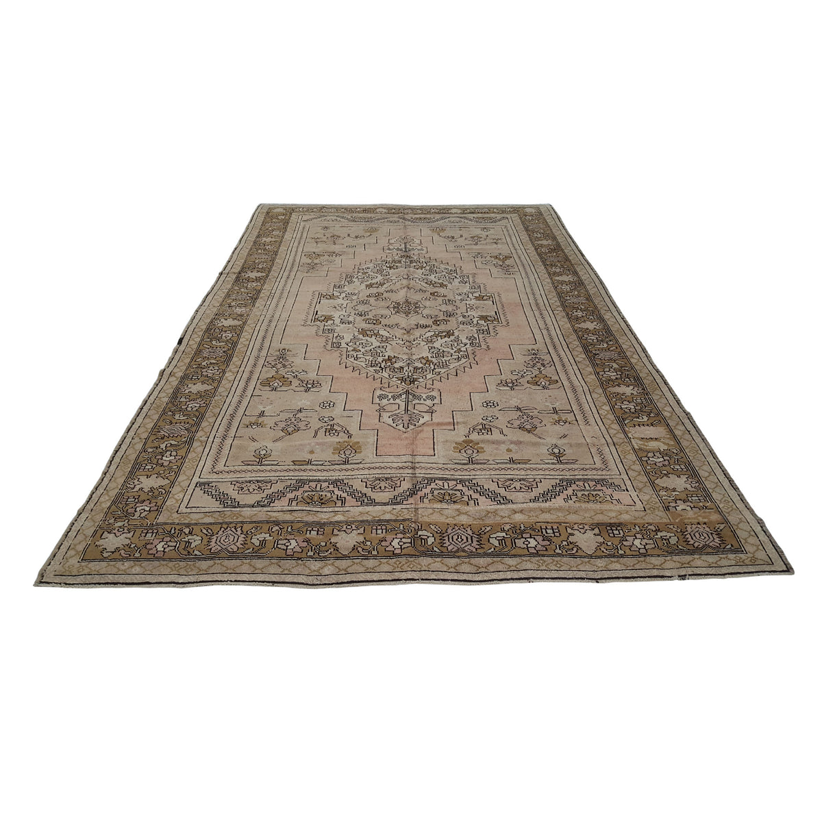 Pacific Anatolian 38165 Camel Brown Traditional Hand Knotted Rug