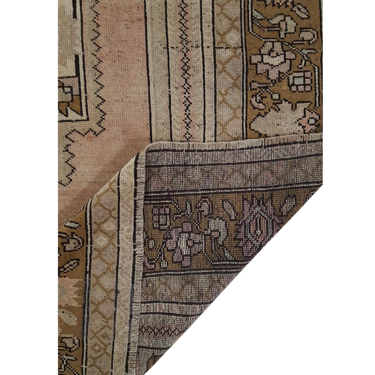 Pacific Anatolian 38165 Camel Brown Traditional Hand Knotted Rug