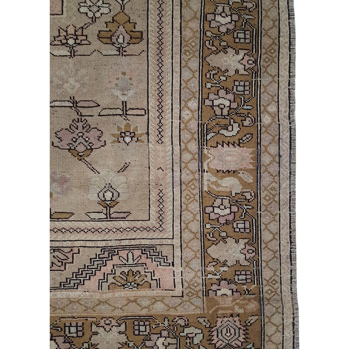 Pacific Anatolian 38165 Camel Brown Traditional Hand Knotted Rug
