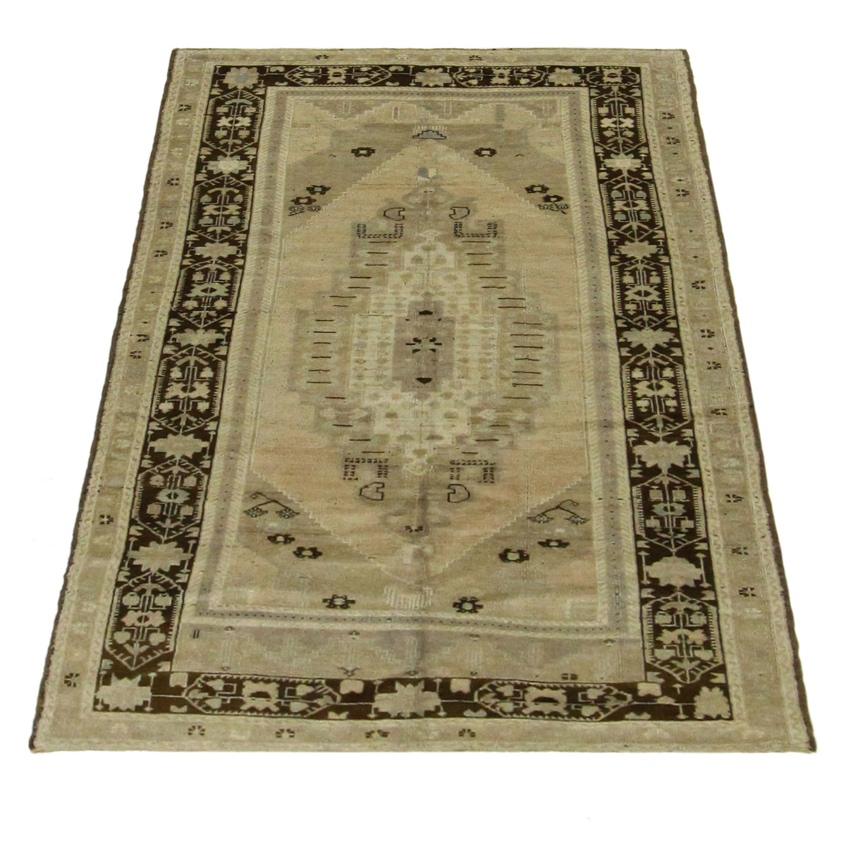 Pacific Anatolian 38168 Camel Brown Traditional Hand Knotted Rug