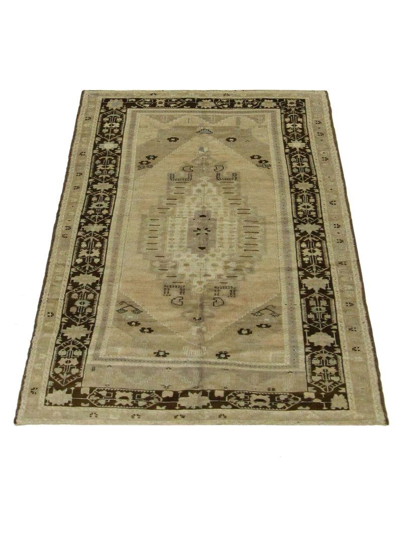Pacific Anatolian 38168 Camel Brown Traditional Hand Knotted Rug