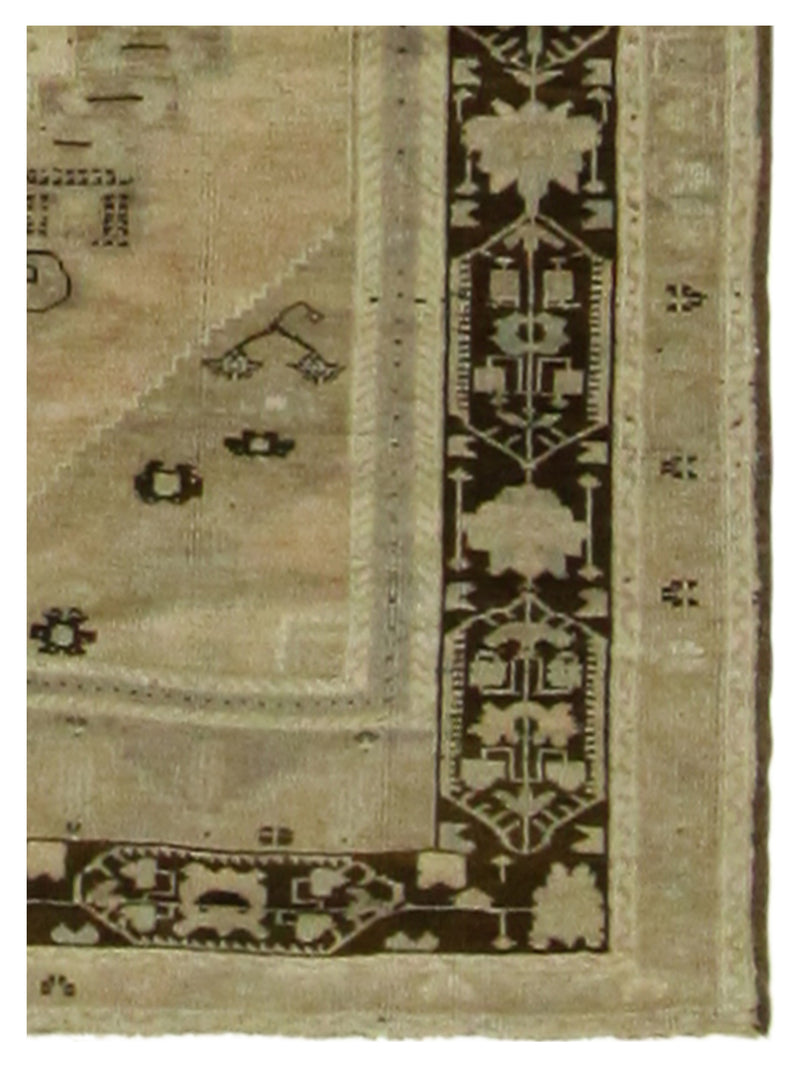 Pacific Anatolian 38168 Camel Brown Traditional Hand Knotted Rug