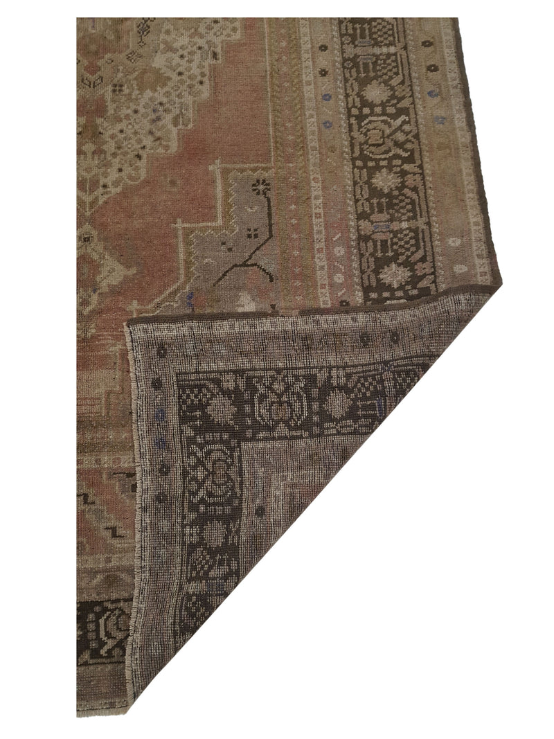 Pacific Anatolian 38169 Coral Brown Traditional Hand Knotted Rug