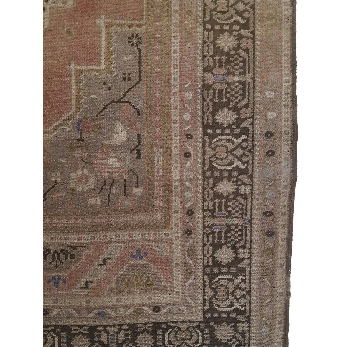 Pacific Anatolian 38169 Coral Brown Traditional Hand Knotted Rug