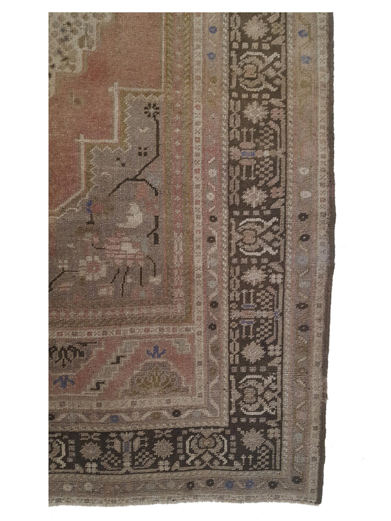 Pacific Anatolian 38169 Coral Brown Traditional Hand Knotted Rug