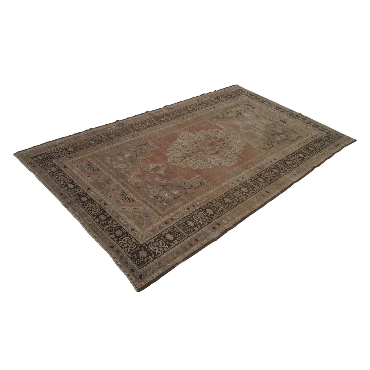 Pacific Anatolian 38169 Coral Brown Traditional Hand Knotted Rug