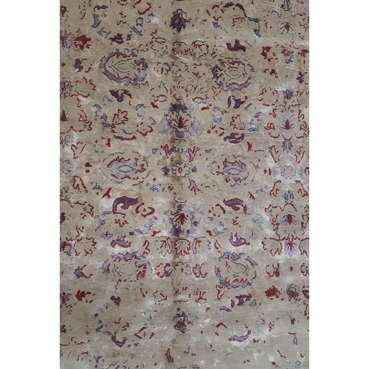 Pacific Rodeo Drive 38230 Gold Gold Modern Hand Knotted Rug