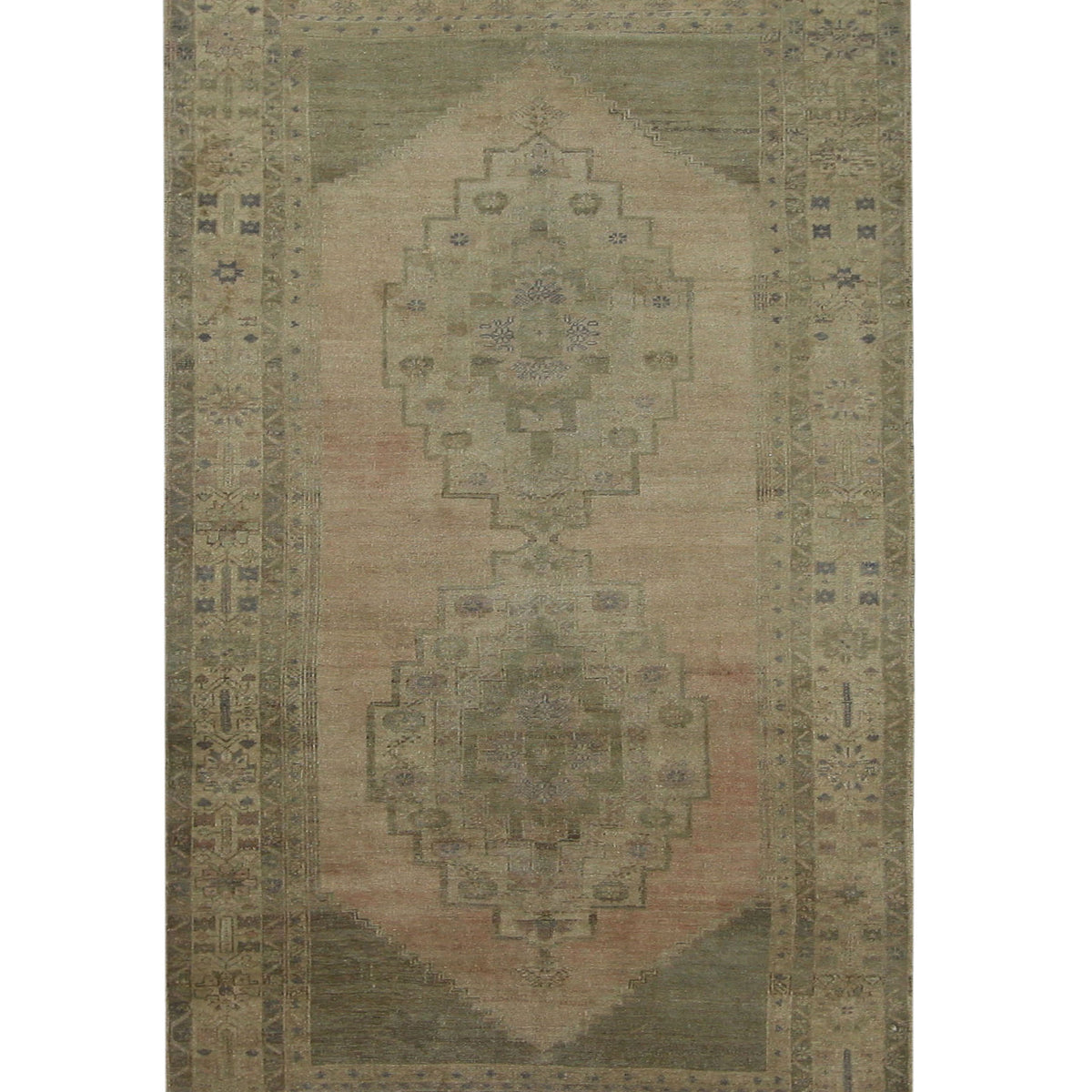 Fasa Antique Ushak  Coral Brown Traditional