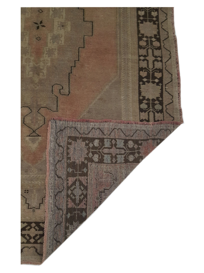 Pacific Anatolian 38405 Coral Brown Traditional Hand Knotted Rug