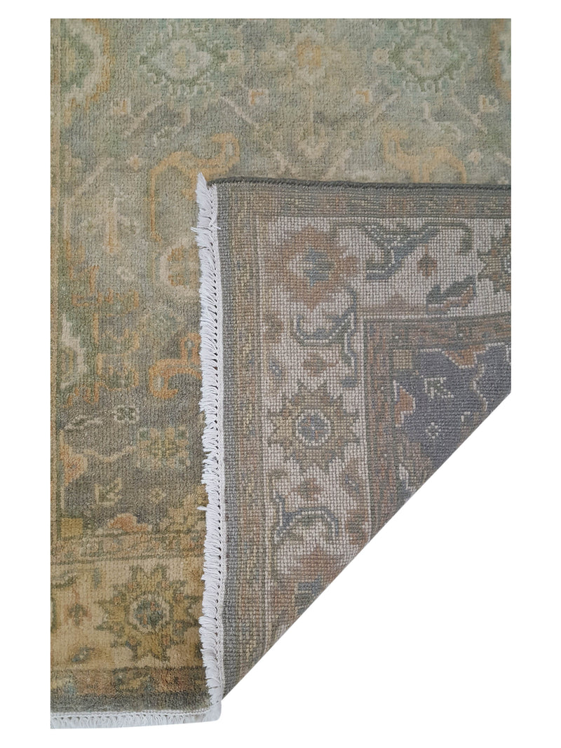 Pacific Marco 38427 Lt.Green Ivory Transitional Hand Knotted Rug