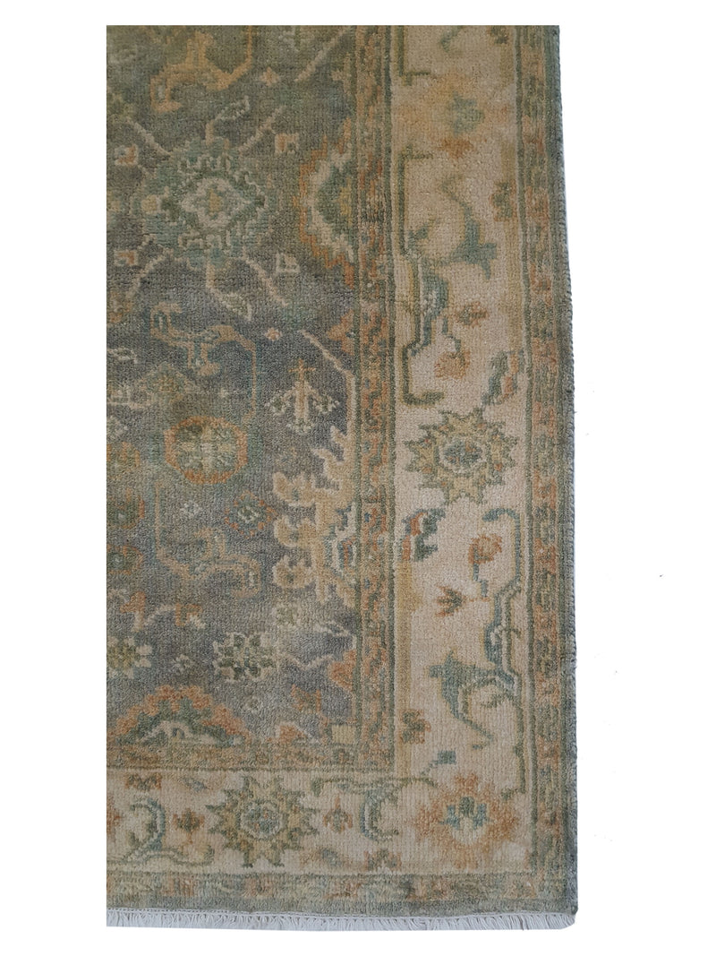 Pacific Marco 38427 Lt.Green Ivory Transitional Hand Knotted Rug