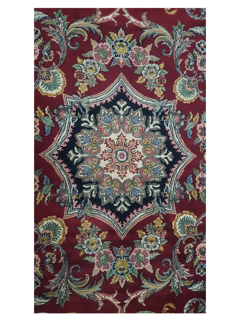 Pacific Loom 38441 Burgundy Black Traditional Hand Knotted Rug