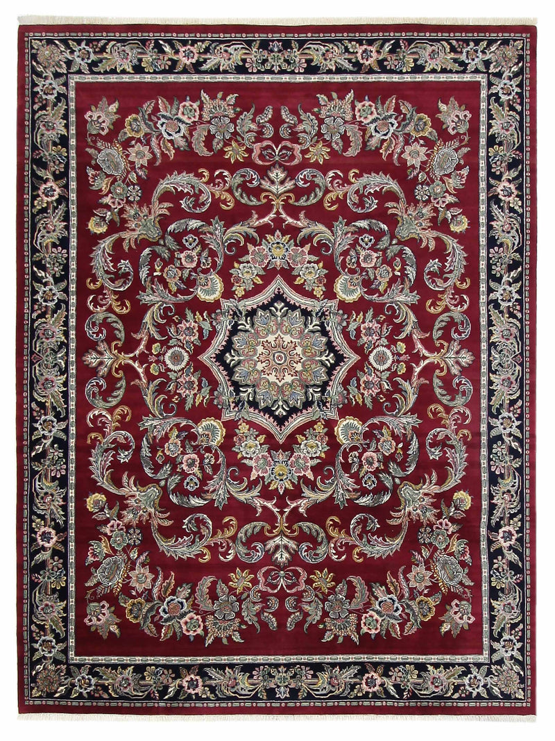 Pacific Loom  Burgundy Black Traditional