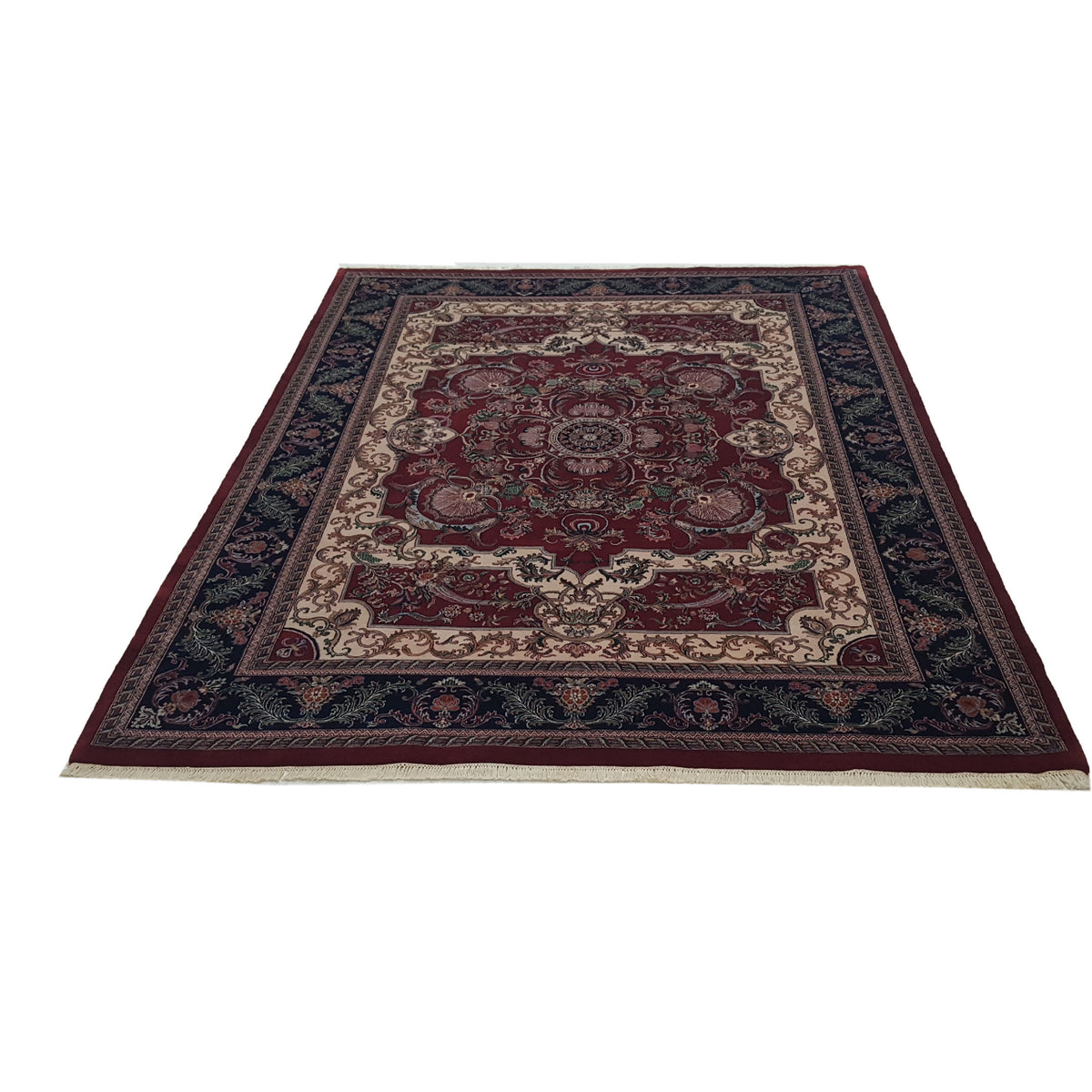 Pacific Classic 38442 Red Navy Traditional Hand Knotted Rug