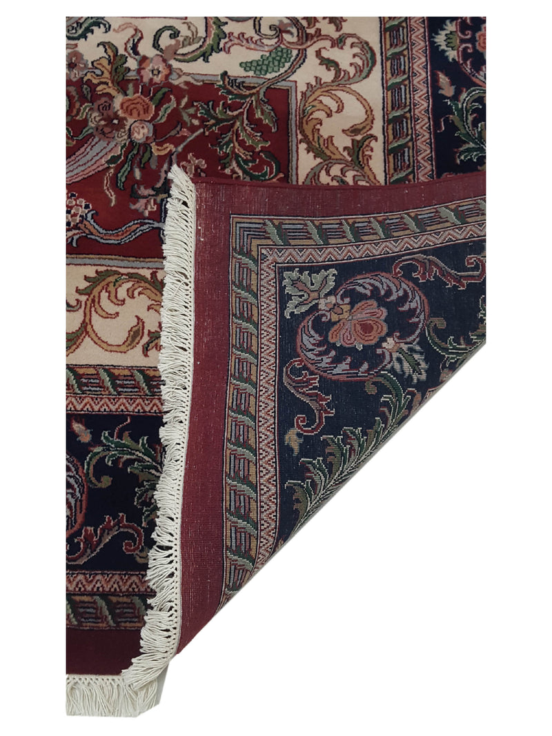 Pacific Classic 38442 Red Navy Traditional Hand Knotted Rug