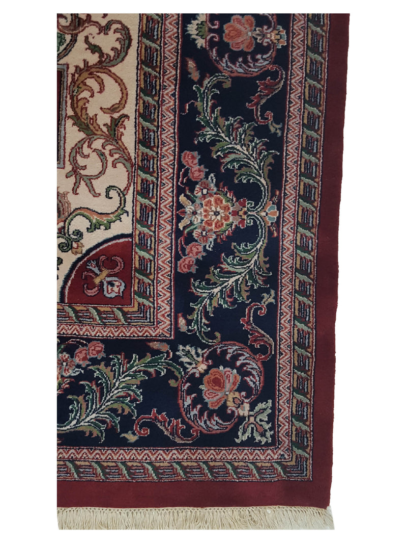 Pacific Classic 38442 Red Navy Traditional Hand Knotted Rug