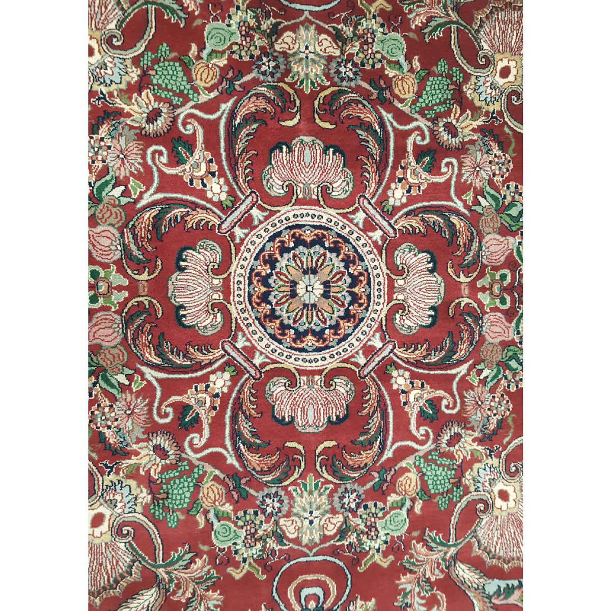 Pacific Classic 38442 Red Navy Traditional Hand Knotted Rug