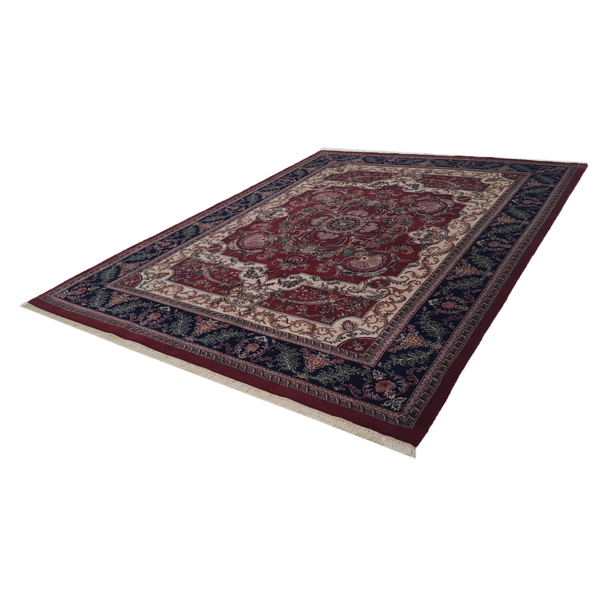 Pacific Classic 38442 Red Navy Traditional Hand Knotted Rug