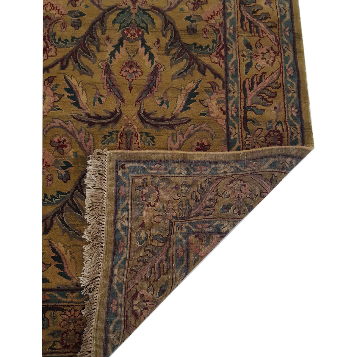 Pacific Agra 38450 Gold Gold Traditional Hand Knotted Rug