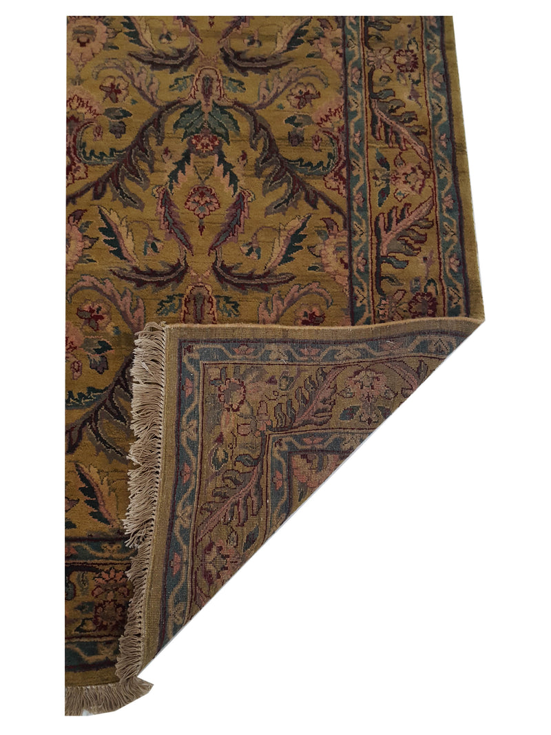 Pacific Agra 38450 Gold Gold Traditional Hand Knotted Rug