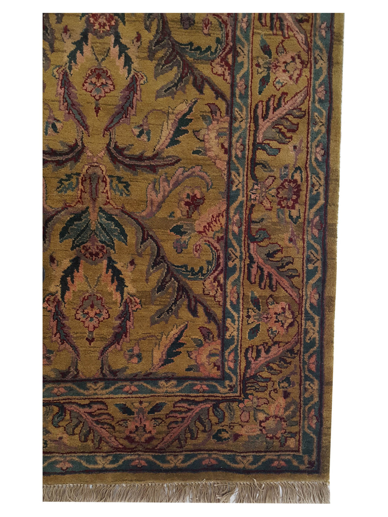 Pacific Agra 38450 Gold Gold Traditional Hand Knotted Rug