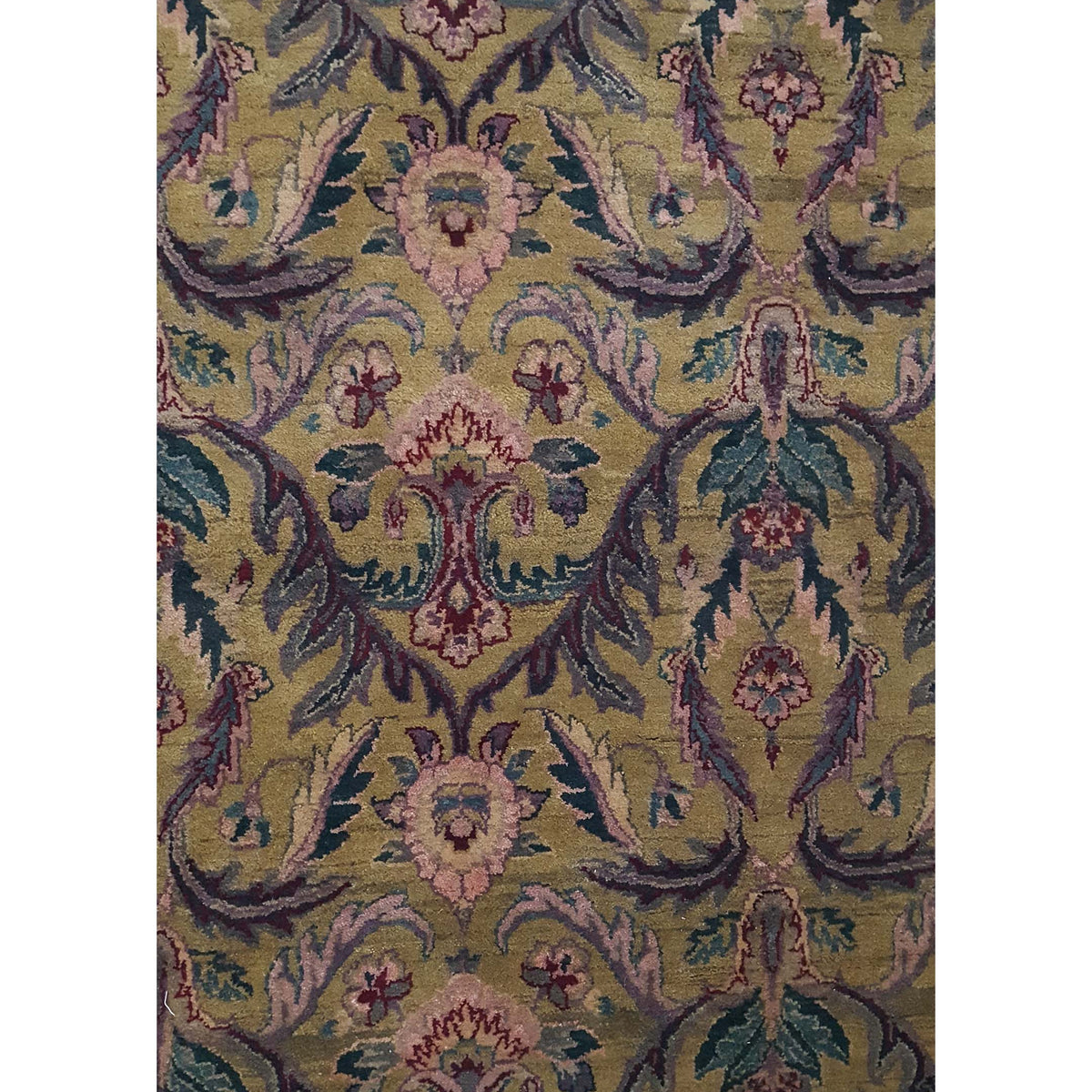 Pacific Agra 38450 Gold Gold Traditional Hand Knotted Rug